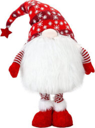 "Christmas Giant Gonk Red Extending Legs Gnome, Tree Ornaments 34""/86Cm"