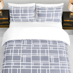 Pamposh Double Duvet Set Premium Brushed Microfiber Duvet Cover Double Ultrasoft  Duvet Double Cover Set With Zipper Closure - thumbnail 6