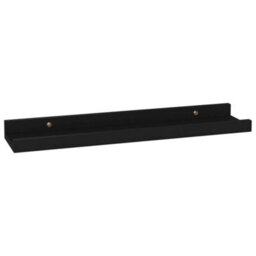 Berkfield Wall Shelves 4 Pcs Black 40X9X3 Cm - thumbnail 5