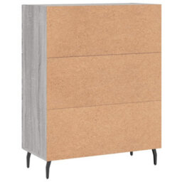 Berkfield Sideboard Grey Sonoma 69.5X34X90 Cm Engineered Wood - thumbnail 8