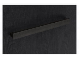 Arte Balin 68 Cm 1 Door Display Cabinet With Led Lights Oak Monastery Oak Black - thumbnail 6