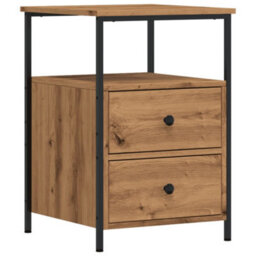 Berkfield Bedside Cabinets 2 Pcs Artisan Oak 34X35.5X50 Cm Engineered Wood - thumbnail 5