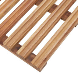 Walplus Bath Mats 2 Pcs Solid Acacia Wood 56X37 Cm - thumbnail 5