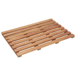Walplus Bath Mats 2 Pcs Solid Acacia Wood 56X37 Cm - thumbnail 2