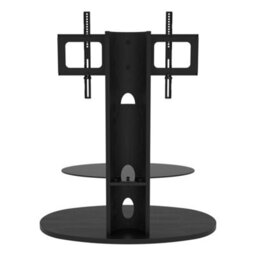 "Avf Affinity Chepstow 93Cm Oval Tv Stand, For Tvs 32-65"" - Black" - thumbnail 4
