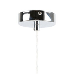 Wyld And Coco Glam Pendant Lamp Grey Metal With Acrylic Glass Droplets, 83 Cm Drop - thumbnail 6