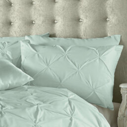 Gc Gaveno Cavailia Dazzling Diamonds Duvet Cover Bedding Set Duck Egg Double 3Pc With Pintuck Quilt Cover - thumbnail 2