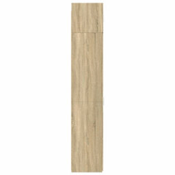Berkfield Slim Storage Cabinet Sonoma Oak 50X42.5X225 Cm Engineered Wood - thumbnail 7