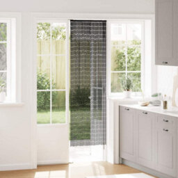 Vidaxl Insect Door Curtain Dark Grey 56X185 Cm Bamboo - thumbnail 2