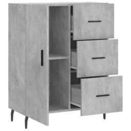 Berkfield Classic Sideboard Concrete Grey 69.5X34X90 Cm Engineered Wood - thumbnail 6