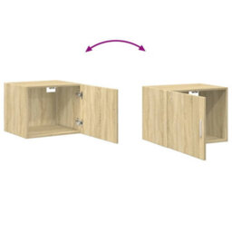 Walplus Wall Cabinet Sonoma Oak 50X42.5X40 Cm Engineered Wood - thumbnail 7