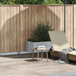 Walplus Garden Coffee Table Rectangular Beige 40X40X37 Cm Poly Rattan - thumbnail 2