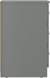 Denver Grey Gloss 3 Drawer Bedside Table Cabinet Nightstand Bedroom Furniture Storage - thumbnail 5