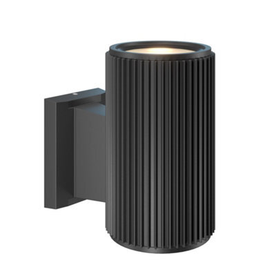 Luminosa Lighting Luminosa Rando Outdoor Down Wall Lamp Black, Ip54