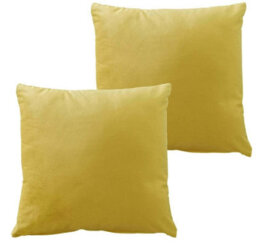 Matte Velvet Cushion Cover In Ochre