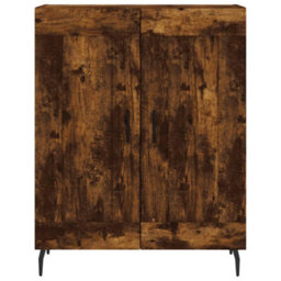 Berkfield Sideboard Smoked Oak 69.5X34X90 Cm Engineered Wood - thumbnail 5