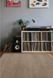 The Rugs Relay Collection Recycled Low Pile Rug In Brown - thumbnail 2