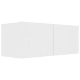 Berkfield 4 Piece Tv Cabinet Set White Engineered Wood - thumbnail 5