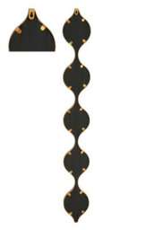 Mirroroutlet The Quinque Gold Metal Framed Tear Drop Garden Wall Mirror 124Cm X 15Cm) - thumbnail 6