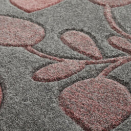Modern Easy To Clean Floral Pink Rug For Dining Room-120Cm X 170Cm - thumbnail 2