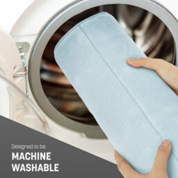 Keplin 50X60Cm Memory Foam Bath Mat Ultra Soft, Highly Absorbent, Non Slip, Machine Washable, Light Blue - thumbnail 6