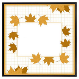 "Andrew Lee Golden Autumn (Picutre Frame) / 24X24"" / Oak" - thumbnail 2