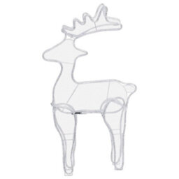Walplus Reindeer Christmas Decoration With Mesh 306 Leds 60X24X89Cm - thumbnail 7