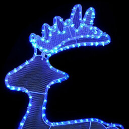 Walplus Reindeer Christmas Decoration With Mesh 306 Leds 60X24X89Cm - thumbnail 5