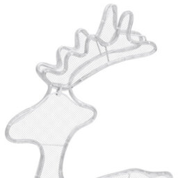Walplus Reindeer Christmas Decoration With Mesh 306 Leds 60X24X89Cm - thumbnail 8