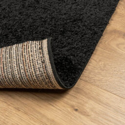 Walplus Shaggy Rug Pamplona High Pile Modern Black 140X200 Cm - thumbnail 5