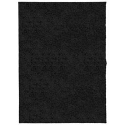 Walplus Shaggy Rug Pamplona High Pile Modern Black 140X200 Cm - thumbnail 2