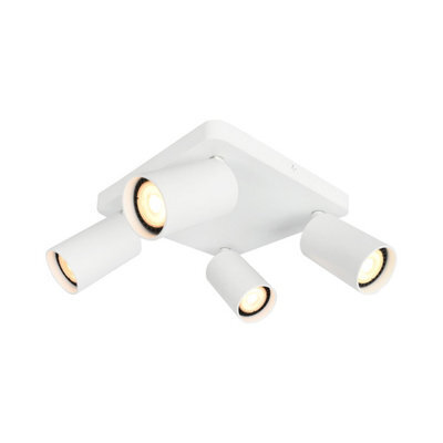 Luminosa Lighting Luminosa Nesto Ceiling Spotlight Clusters White 4Xgu10 - image 1