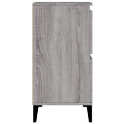 Berkfield Sideboards 3 Pcs Grey Sonoma 60X35X70 Cm Engineered Wood - thumbnail 9