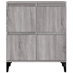 Berkfield Sideboards 3 Pcs Grey Sonoma 60X35X70 Cm Engineered Wood - thumbnail 8