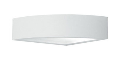 Luminosa Lighting Luminosa Mykonos Plaster Wall Light White 20.5X20.5X7Cm - image 1