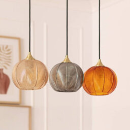 Edit Klimt 3 Light Glass Bar Ceiling Pendant Multicolour - thumbnail 5