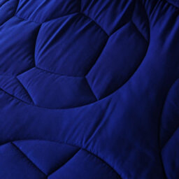 Ohs Football Coverless 7.5 Tog Duvet Pillowcase Set Embossed Quilt, Single - Blue - thumbnail 4