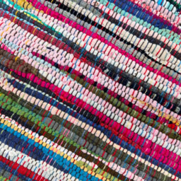 Allure Bath Fashions Chindi Recycled Rag Rug - 70 X 140Cm - thumbnail 4