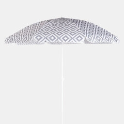 OHS Parasol Umbrella Garden Outdoor Canopy Patio Sun Shade Beach, Grey Geo - 1.8M - thumbnail 3