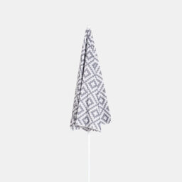 OHS Parasol Umbrella Garden Outdoor Canopy Patio Sun Shade Beach, Grey Geo - 1.8M - thumbnail 5