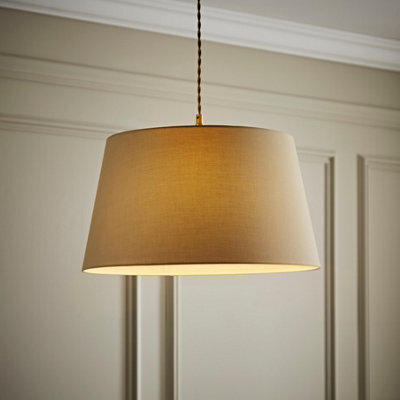 Valuelights Aspen Large Natural Tapered Ceiling Lamp Shade (D)45Cm - image 1