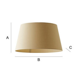Valuelights Aspen Large Natural Tapered Ceiling Lamp Shade (D)45Cm - thumbnail 8