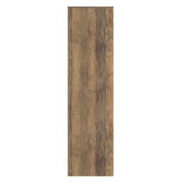 Imola Ready Assembled Contemporary White & Oak Tall Double Wardrobe (H)1960mm (W)740mm (D)520mm - thumbnail 5
