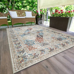 Ameha Non Slip Rugs For Bedroom Living Room Large Coastal Cashmere Area Rugs Indoor Outdoor Floor Carpets 160 X 230 Cm - thumbnail 2