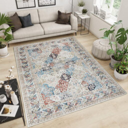 Ameha Non Slip Rugs For Bedroom Living Room Large Coastal Cashmere Area Rugs Indoor Outdoor Floor Carpets 160 X 230 Cm - thumbnail 3