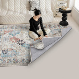 Ameha Non Slip Rugs For Bedroom Living Room Large Coastal Cashmere Area Rugs Indoor Outdoor Floor Carpets 160 X 230 Cm - thumbnail 9