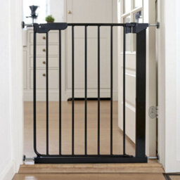 Safetots Super Narrow Baby Gate, 66.5Cm - 74Cm, Black, Child Safety Barrier, Pressure Fit Stair Gate - thumbnail 9
