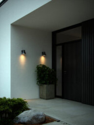 Nordlux Kyklop Outdoor Aluminium Wall Light Dark Sky  Black,mains - thumbnail 4