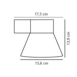 Nordlux Kyklop Outdoor Aluminium Wall Light Dark Sky  Black,mains - thumbnail 5