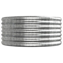 Berkfield Garden Planter Powder-Coated Steel 368X80X36 Cm Silver - thumbnail 4